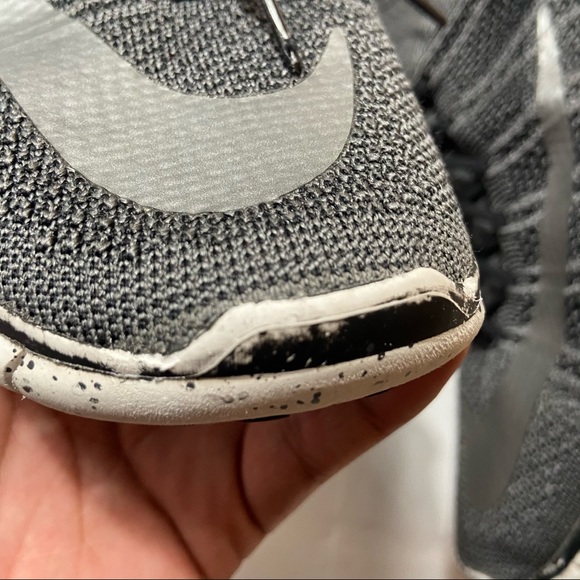 Nike Free Flyknit Mercurial Black Grey Silver 9 - Picture 4 of 10